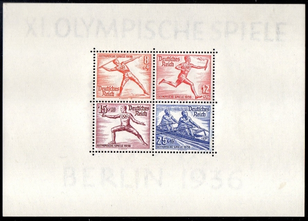 Michel Nr. 628 - 631 postfrisch (Block 6) Olympische Spiele geprüft BPP.